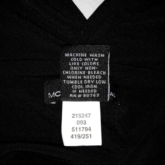 Moda International Black Double V-Neck Dress Size XS - Picture 6 of 7